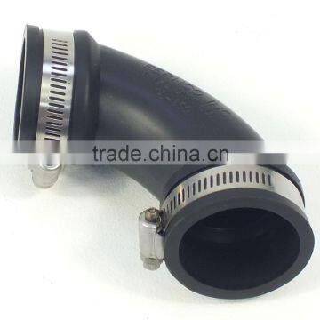 Flexible rubber connector for hose/tube