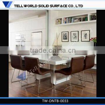 Hot sale simple modern design low maintance dining table and chair