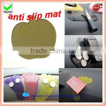 china alibaba apple shape PU gel sticky magic sticky pad anti-slip mat