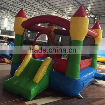 Commercial grade inflatabel mini combo jumper with slide, inflatable jumping house, inflatable jumper