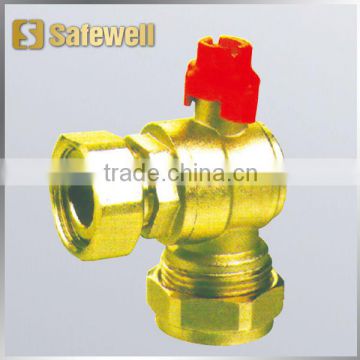 Angled Brass Ball valve Swivel BS864-2