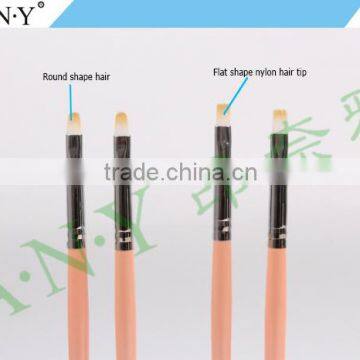 ANY Wood Handle UV Gel Brush For Nail Polish Double-colored Nylon Hair photo-2