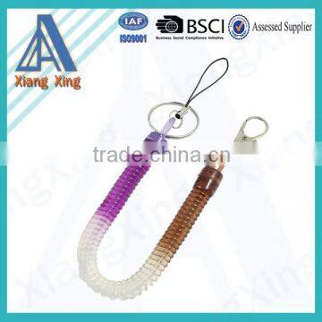Hot Selling Plastic Spiral Tools Coils Lanyard Cable With Carabiner photo-2