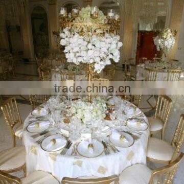 Hot Quality Wholesale Aluminum Golden Wedding Banquet Napoleon Chair photo-2