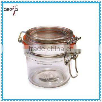 Kitchenware Mini Airtight Glass Storage Jars With Clip Glass Lid