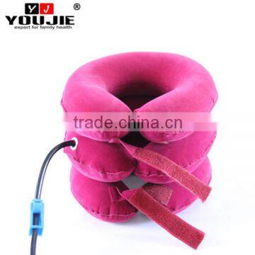 China Supplier Flannel Medical PVC Adjustable Cervical Neck Traction Device photo-2