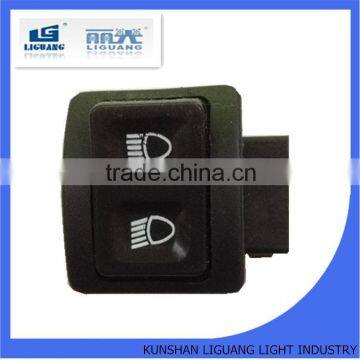 Motorcycle high low beam switch button