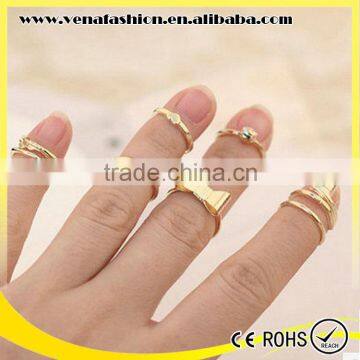 Wonder 7pcs Set Gold Filled Settings Models Ring for Women Quality Choice photo-3