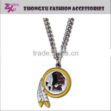 new custom sport NFL American football team Washington Redskins pendant necklace jewelry