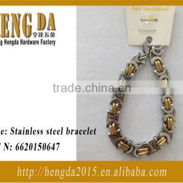 8mm width high quality jewellery stainless steel bracelet