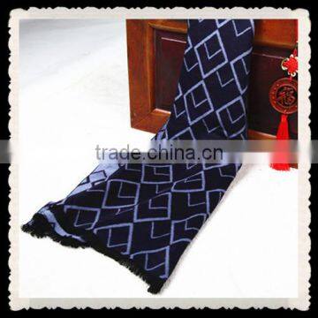 New winter high-end men's bamboo fibre scarf long scarf