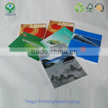 high quality custom leaflet catalog company brochure printing