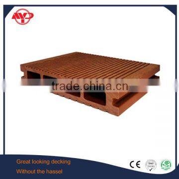 High quality best prices wpc outdoor patio hollow decking floor