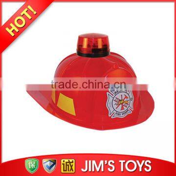 Plastic Helmet Fire Helmet With Light for Children for Party or Roleplay Party photo-2