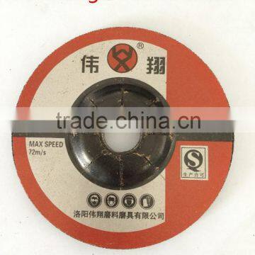 6'' resin bond grinding wheel/disc for stainless steel used