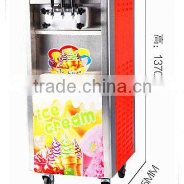 2 and 1mixed flavors soft ice cream machine