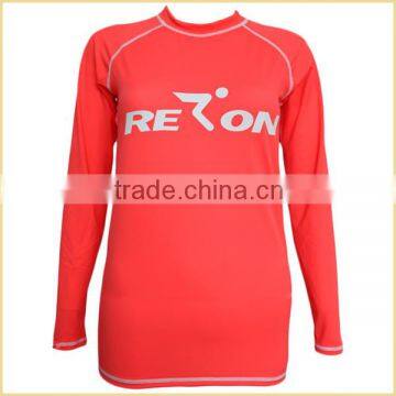 custom long sleeve compression shirt rash guards