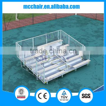 5 rows floor deluxe aluminium bleacher grandstand chairs 5F gym chair bleacher chairs stadium seats used bleachers for sale