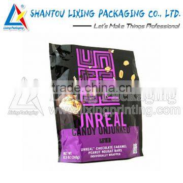 LIXING PACKAGING chocolate cnady bar packaging pouch