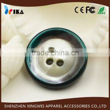 Trocas natural pearl shell button with coated backside