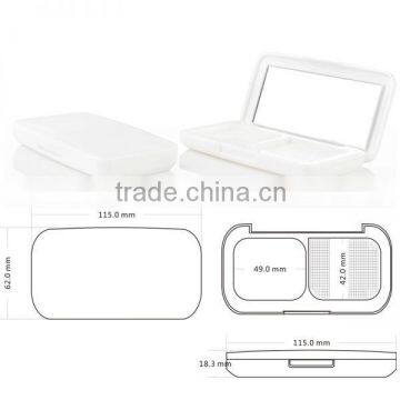 Transparent Fashion Plastic Empty Eyeshadow Palette Case photo-3