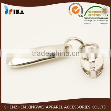 high quality metal zipper slider with puller for garment