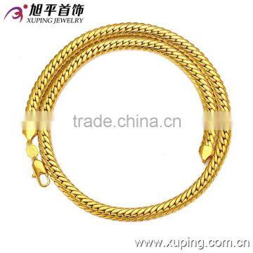 C205071/42188-Wholesale 24k gold color jewelry latest model fashion necklace