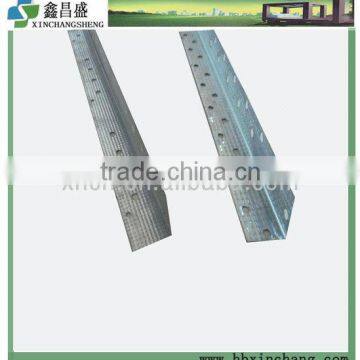 Galvanized profile for gypsum board corner