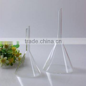 new product wholesale laboratory borosilicate 3.3 glass funnel for perfume