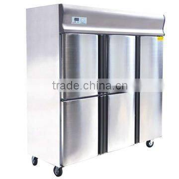 6-door commercial kitchen freezer