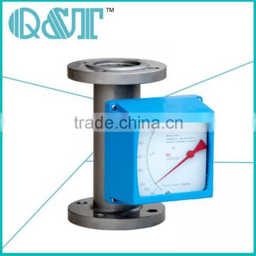 measuring rate of flow metal tube flowmeter