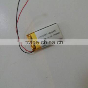 Small 3.7v 401235 110mAh lithium polymer battery lipo 452645 500mah with pcb