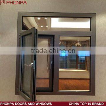 made in china window with mosquito net best sale aluminum casement window design