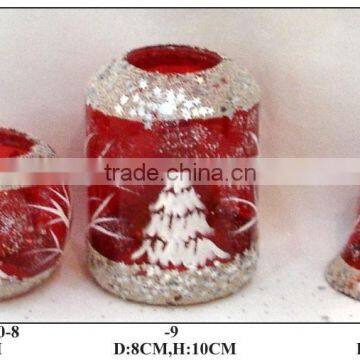 clear glass round tealight holders