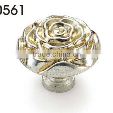 zamak knob, antique silver knob, furniture hardware