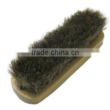 Soft horse hair shoe brush