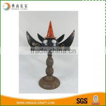 Wholesale Metal Bat Halloween Table Decoration