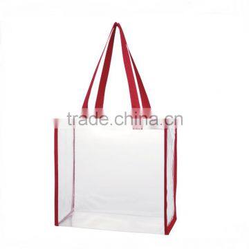 Reusable Luxury Fashion stylish designer transparent shopping bag