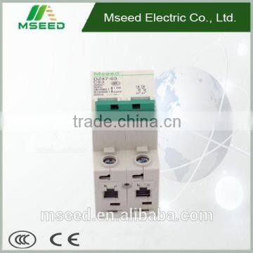 2 Phase DZ47-63 mini circuit breaker