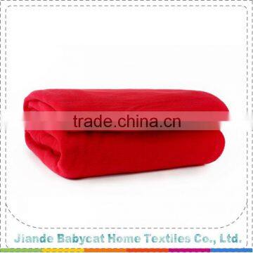 Latest Arrival OEM quality coral colored throw blanket with differen size