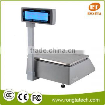 Digital Thermal Label Scale for Fresh Market RLS1000/Hot Sale Barcode Scale and Balance Machine photo-2