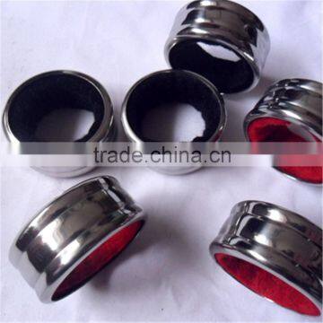 Red adult custom stainless steel wine rings