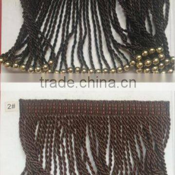 [YZLACE] Tassels Lace curtains Wholesale 10016