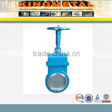 Ss API6d Knife Gate Valve with Electric Actuator