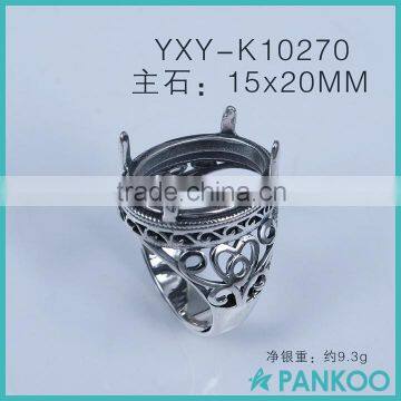 Factory Direct Thai Silver Blank Ring Settings for DIY