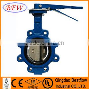 WCB Cast Iron Lug Type Butterfly Valve