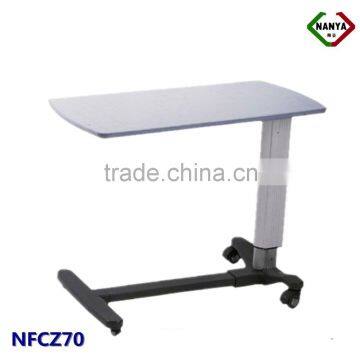 adjustable hospital movable over bed table