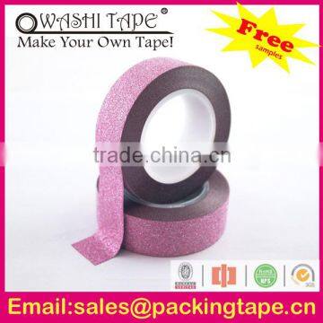 wall decoration glitter tape pvc