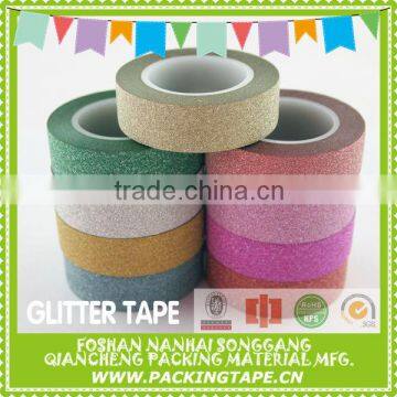 all kinds of colorful glitter tape suit