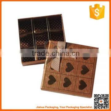 cheap fancy chocolate box packaging with high quality